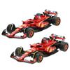 Burago Set 2 Auto Ferrari SF-24 Leclerc e Sainz, Scala 1:43, Repliche ufficiali F1 Stagione 2024, Corpo Die-Cast, Design fedele all'originale, Ottimo per collezionisti e fan (78510)