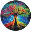 DHBANEIOK Albero della vita Jigsaw Puzzle Impossible 1000Pcs Decorazione Per La Casa. Rilassamento E Intelligence Per Adulti E Ragazzi Da 14 Anni 1000pcs (67.5x67.5cm)