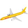 MOUDOAUER 1:400 Lega DHL B757 Cast Aerei Modello di Aereo Modello di Aereo Simulazione Aviazione Scienza Mostra Modello Collezione