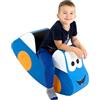 IGLU Soft Play Cavallo a dondolo per bambini, giocattolo a dondolo (Blue)