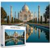 Zhagynob Puzzle 4000 Pezzi Il Taj Mahal Puzzle Adulti Difficili Impossibili Legno Arte Jigsaw Sviluppa La Coordinazione Occhio-Mano Con Poster Incluso, Compact Box Idea Regalo Uomo e Donna 87.5x141.5cm O-9