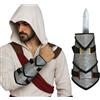 CARTOON Bracciale Assassino Ninja con pugnale retrattibile 30 cm Accessorio Travestimenti Ninja Carnevale Halloween Cosplay