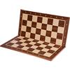 SQUARE GAME SQUARE - Professionale Scacchiera in legno No 5 MOGANO SK - 48 x 48 cm ; Campo 50 x 50 mm - Scacchi