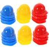 BESPORTBLE 30 Pezzi Mini Casco di Sicurezza in Plastica per Bambole e Animali Domestici, Cappellini Decorativi per Varie Occasioni, Design Delicato e Sicuro