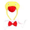 JISADER Set di Papillon con Coda di Fasce per Animali, Accessori per Costumi in Maschera per Cosplay di Halloween, Copricapo per Donne e Ragazze in Festa in, Anatra