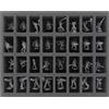 Feldherr FS045WH30 Vassoio in Schiuma da 40 mm Compatibile con Warhammer - 32 Scomparti