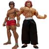 Zhongkaihua Baki Anime Figure 2 Set Hanma Yujiro Super Action Statue PVC Modello 1/12 Collezionismo Ornamenti