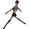 Jilijia Eren Jaeger - Cuscino a forma di anime, divertente, a forma di anime, morbido, imbottito, stile cartone animato, 28 cm, per casa, camera da letto, divano, decorazione regalo