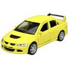 Generisch Welly Modello Auto Compatibile con Mitsubishi Lancer Evolution VIII Evo 8 Giallo 1/34-1/39 Il Cast Metallo Modello Auto Nuovo In Scatola 43772