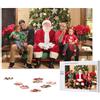 Nergaebe Puzzle Personalizzato da Foto, 300/500/1000 Pezzi con Testo Famiglia, Animali Domestici, Compleanno, Natale e Halloween
