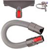 Fullclean Kit di attrezzi per materasso Dyson V10 V8 V7 V11 Cordless Absolute, strumento materasso e tubo di prolunga con pulsante di sgancio rapido per Dyson V7 Animal Trigger Motorhead V10 Animal Motorhead