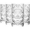 RCR Cristalleria Italiana Rcr Tiki Etruria Set 4 Bicchieri in Vetro, 45cl