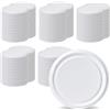 Pullmer Coperchi per barattoli 110 mm, coperchi a vite, coperchi Twist-Off (bianco, 100 pezzi)