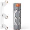 LEDVANCE LED SPOT OCTAGON 3x3,4W,GU10,690lm, bianco, 2700K, bianco caldo, design senza tempo, lampada LED sostituibile, ideale per interni, teste orientabili