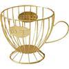 BYYLECL Porta-cialde da caffè, in metallo, per conservare cialde di caffè, snack, per cucina, sala da tè, ufficio o hotel, S