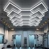 rivestiiltuogarage Lampada da Soffitto LED Geometrica, Design Esagonale e frecce, rombo,Illuminazione Moderna, nido d'ape,barber shop, officine,luci garage,palestra