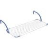 Gimi Brezza Extend Stendibiancheria Estensibile In Acciaio E Resina, Da Balcone, Spazio Stenditura 20 m, 188 x 55 x 30 cm