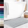 Floordirekt Tappetino da Bagno Sky Soft, Rettangolare e Rotondo, Extra soffice, Antiscivolo e ad Asciugatura Rapida, Disponibile in Diversi Colori e Dimensioni (50 x 60 cm, Grigio Argento)