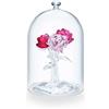 Swarovski Rose - Bouquet di rose in cristallo, 10,5 cm