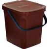Denox DEN119 Cubo organico 10 litri, Marrone, 235 x 265 x 285 mm