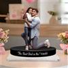 DUOYUN Figurine personalizzate in acrilico con motivi a fumetti per la famiglia, decorazioni da scrivania, sculture 2D su misura, figurine personalizzate di te stesso realizzate da foto