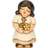 THUN, Bomboniera Bimba Prima Comunione/Cresima in Ceramica Decorata a Mano, 3.7 x 3.3 x 7 cm h