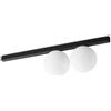 Ideal Lux BINOMIO Plafoniera Globo a 2 luci Nera