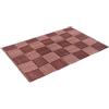 EUROSTYLE Tappeto PASSATOIA 100% Cotone Metro Scozzese Tinto Filo per Bagno, Cucina, Sala (50X175 CM, Bordo')