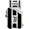 hermet Juventus F.C, Set Copripiumino Singolo In Cotone, Parure Copripiumino, 100% Cotone, Sacco 155x200, Federa 50x80, Letto cameretta, Prodotto Ufficiale, (No Lenzuolo Con Angoli)