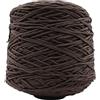 Merceria Pour Toi... Cordino Thai String 500 gr 100% polipropilene borsa uncinetto uncinetto 3,5/4 VARI COLORI glitter lurex (32 MORO)