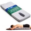 Camporan Materassino per Massaggi per Collo, Schiena e Zona Lombare con Apertura Facciale Ergonomica Respirare Comodamente in Posizione Prona - Schiuma Rigida, Fodera Lavabile - Massaggi a Casa (90 x 40 x 8cm)