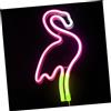 Gadpiparty Lampada Neon a Forma di Fenicottero LED Creativa per Decorazione da Parete Alimentazione a Batterie 3v e Flusso Luminoso di 15lm per Studio e Atmosfera Accogliente Colore Casuale