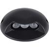 WZYJLyds Luci LED Segnapasso Esterno Luce Laterale 2W 3W Non c'è Bisogno di Aprire Buchi Impermeabile Ultra Sottile Applica A Giardino, Terrazza, Marciapiede (Colore : Bianco Caldo, Misurare : 3W)