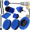 ENCOUN Spazzole per Trapano, 10PCS Spazzole per Trapano Elettrico, Spazzola per la Pulizia Delle Fessure, Strumenti per Pulizia, Set di Pulizia Perfetto per Cucina, Bagni, Piastrelle, Finestre, Auto