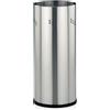 kela Portatappi in acciaio inox opaco, portatappi con vaschetta di raccolta dell'acqua, altezza 50 cm, SWING