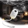 JIABAOZ 2-in-1 Galaxy Projector Night Light, Multifunctional Portable Starry Sky Night Light Projector, Design Rotante A 360° Adjustable Brightness for Car and Bedroom Decoration (3PCS)
