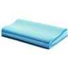 DoMaRi - Cuscino Cervicale Gel Rinfrescante Per Dormire - Guanciale Memory Foam Doppia Onda e Federa Antiacaro In Aloe Antirussamento Ideale per Adulti e Bambini - Made in Italy
