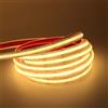 KISUFU Bianco Caldo Striscia LED COB, Impermeabile IP68, DC 12V Alta luminosità 320 LED/m, Flessibile Nastri LED per Esterni, Feste, Decorazione per Feste, Insegne Pubblicitarie (1M)