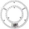 WQCPAVAV Pannello luminoso Plafoniera Led Wick 12W-108W Pannello luminoso sostitutivo Striscia 220V LED Ventilatore da soffitto Magnete luminoso Pannello luminoso domestico fisso ( Size : 72W white light 12.20