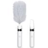 XYY 3 in 1 Spolverino Elettrico aspirapolvere auto, Spolverino Elettrico Ricaricabile 360° Rauotabile Duster Spazzole per Pulire con prolunghe per casa, ufficio, Auto
