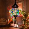 BOTOWI (12 Colori) Lampadario a Sospensione Lampada a Mosaico, Luci a Sospensione Marocchine Turche, Globo di Vetro Colorato Decorativo Multicolore, Apparecchi per Soggiorno da Letto,Color d