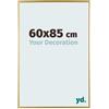 yd. Your Decoration - Cornice 60x85 cm - Oro - Cornice Decorativa Parete in Plastica con Vetro in acryl - Antiriflesso - 60x85 Cornice - Evry