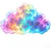 Generic Luce a LED Thundercloud alimentata tramite USB fai da te, decorazione 3D Thundercloud, luce a led multicolore per soffitto e soffitto della stanza, luci a led versatili a forma di nuvola (LED200 cm)