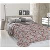 PELLECCHIA COLORI Copriletto Primavera/Estate in Piquet, Made in Italy | 100% Cotone Jacquard Fantasia Geometrica Arancione, Una Piazza e Mezza (220 x 280)
