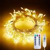 Generic Luci a catena USB bianco caldo, 3 m filo di rame luci a fiammifero fata per albero di Natale, camera da letto, giardino, patio e decorazione per interni/esterni