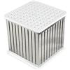 Fabermec CUBO FABBRICA SPIEDINI ARROSTICINI KEBAB BARBECUE TAGLIASPIEDINI IN ACCIAIO INOX