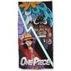 Aymax Asciugamano da spiaggia One Piece Luffy vs Kaidou 70 x 140 cm, 100% poliestere
