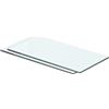 vidaXL Mensole in Vetro Trasparente 2 pz 40x15 cm