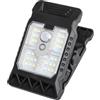 Gungtj Clip sulle luci - illuminazione a led impermeabili per recinzione, lampada solare portatile con sensore di movimento, luce notturna di sicurezza per cancello degli spazi esterni, giardino,