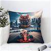 LILIlaobiao Ferrarii Racing Federe Cuscini Divano 50x50cm, Formulaone Copricuscini Fodera Cuscino Decorativi Soggiorno Camera Da Letto Accessori